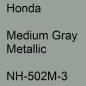 Preview: Honda, Medium Gray Metallic, NH-502M-3.